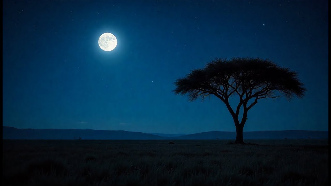 Safari ya Ndoto – Journey Into Dreams | Deep African Nightscape Meditation & Sleep Music
