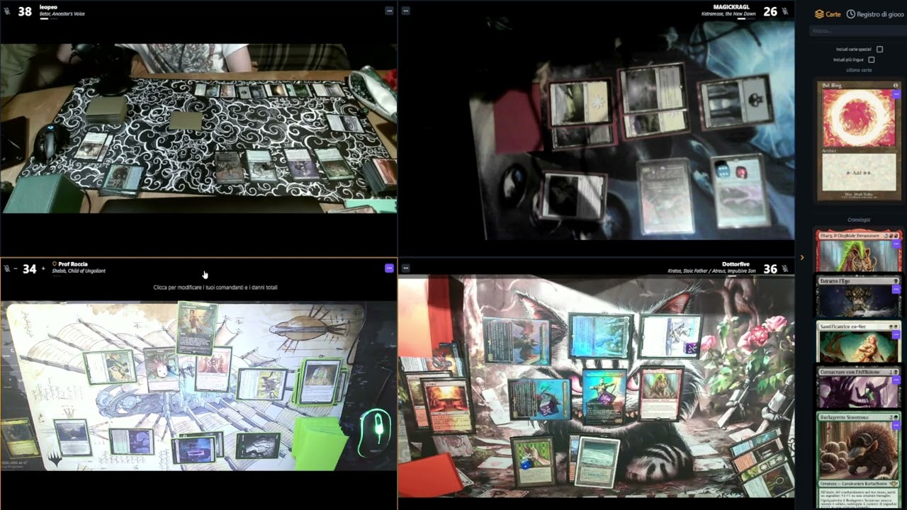 DECIDI CHI VINCE p2!! // BETOR vs KETRAMOS vs KRATOS & ATREUS vs SHELOB // EDH Bracket 3 #20 parte2
