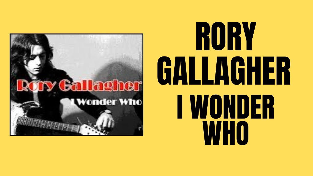 FIRST TIME HEARING  -  Rory Gallagher -  “I Wonder Who” (Reaction)