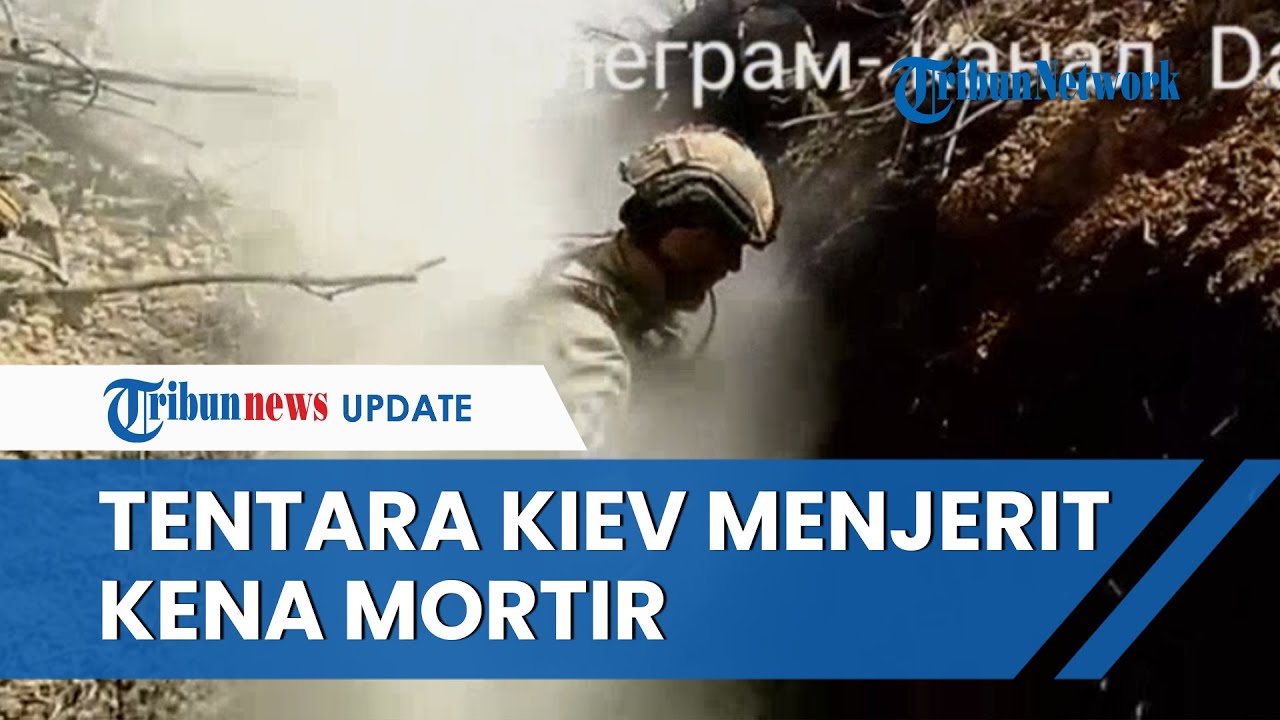 Bak Tercabik! Tentara Ukraina Mengerang Kesakitan Seusai Kena Serangan Mortir Rusia