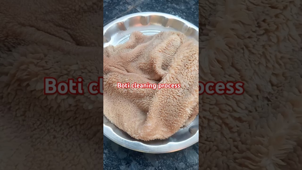 బోటి శుబ్రపరిచే విధానం|boti cleaning process#boticleaning#goatintestine #nonveg #cleaning