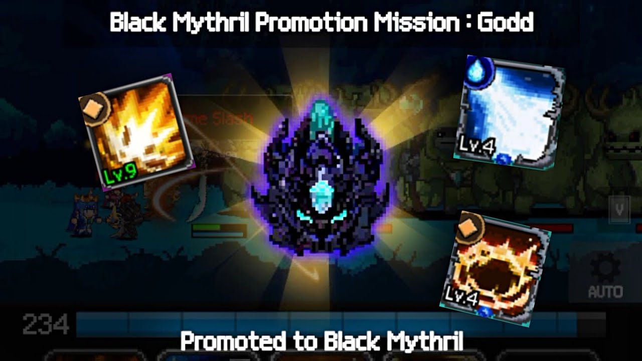 Promotion | Black Mythril | With Season Skill (Demonition) No Orr Awaken No Rave | Slayer Legend
