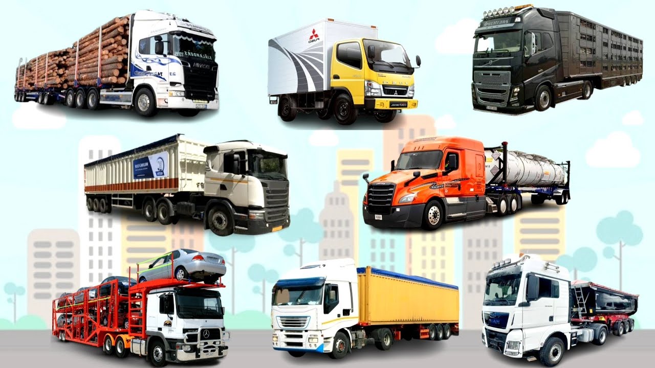Jenis-Jenis Karoseri Truk Pengangkut | Animal Truck, Carrier car truck, Fuso Truck, Tanker Truck