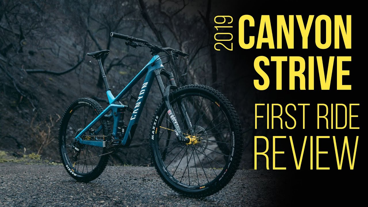 Обзор первого тест-драйва Canyon Strive 2019 года.