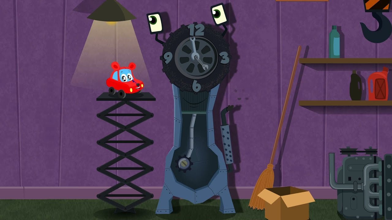 Hickory Dickory Dock | Little Red Car Cartoons | Nursery Rhymes For Toddlers by Super Kids Network