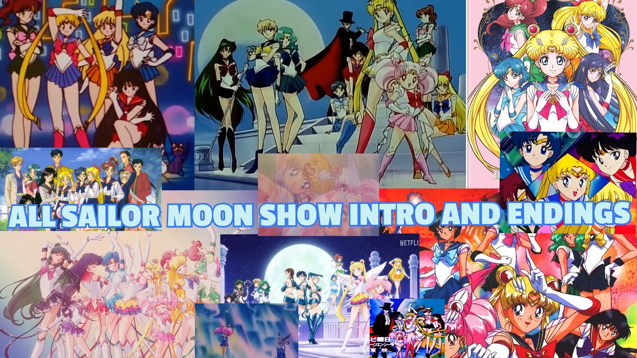 All Sailor Moon show intro and endings #sailormoon #anime