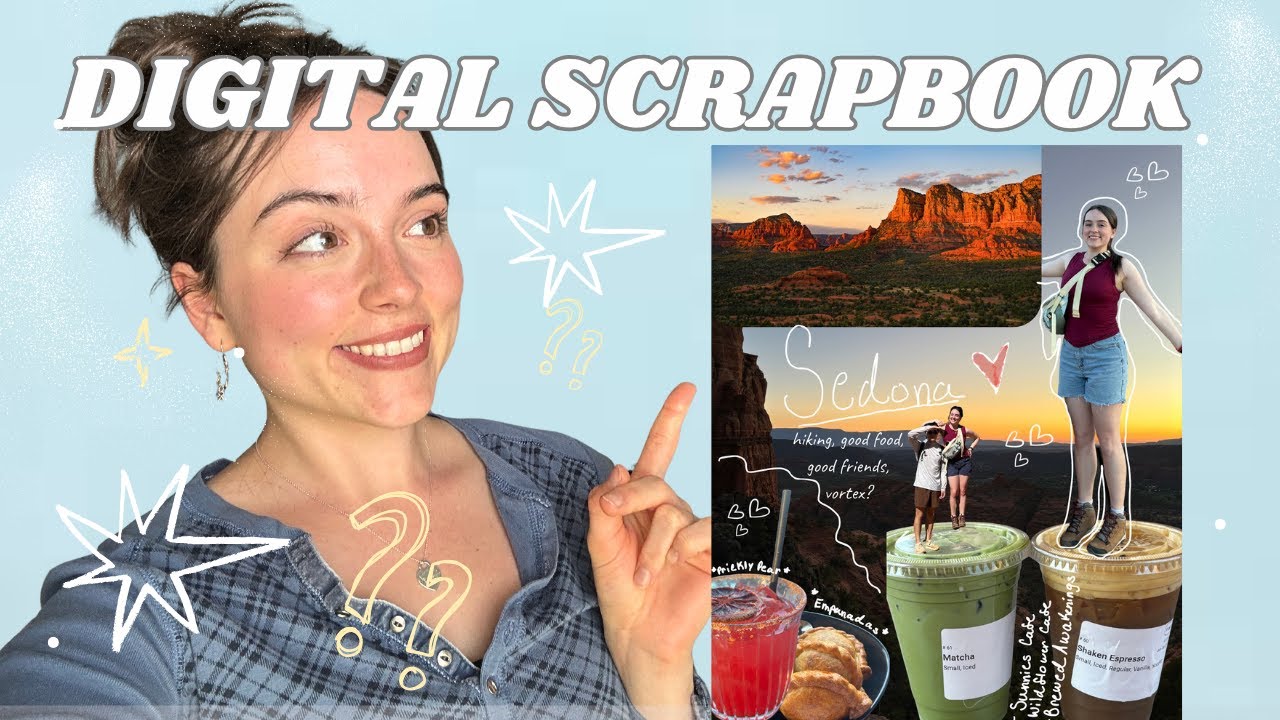Digital Scrapbooking for Beginners | Easy & Aesthetic Canva Tutorial