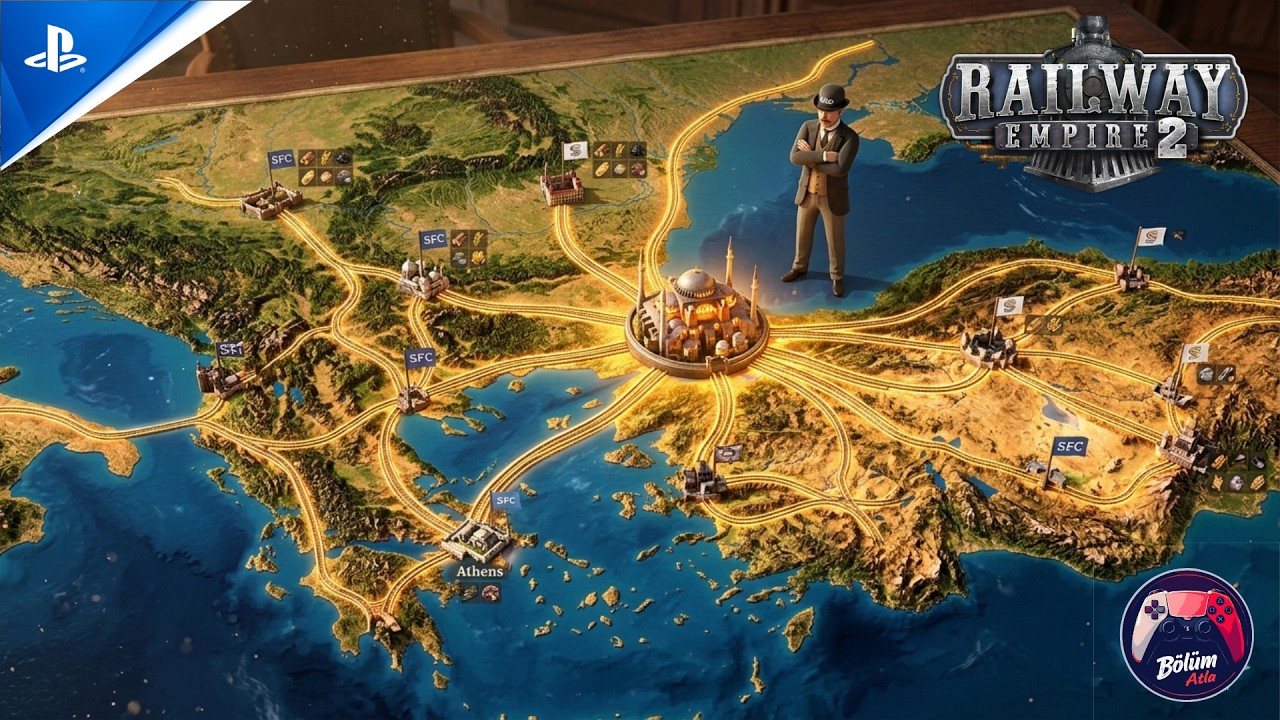 Railway Empire 2 🚆 | İstanbul’dan Yunanistan ve Balkanlara Dev Demiryolu Ağı! | PS5 | Bölüm #5