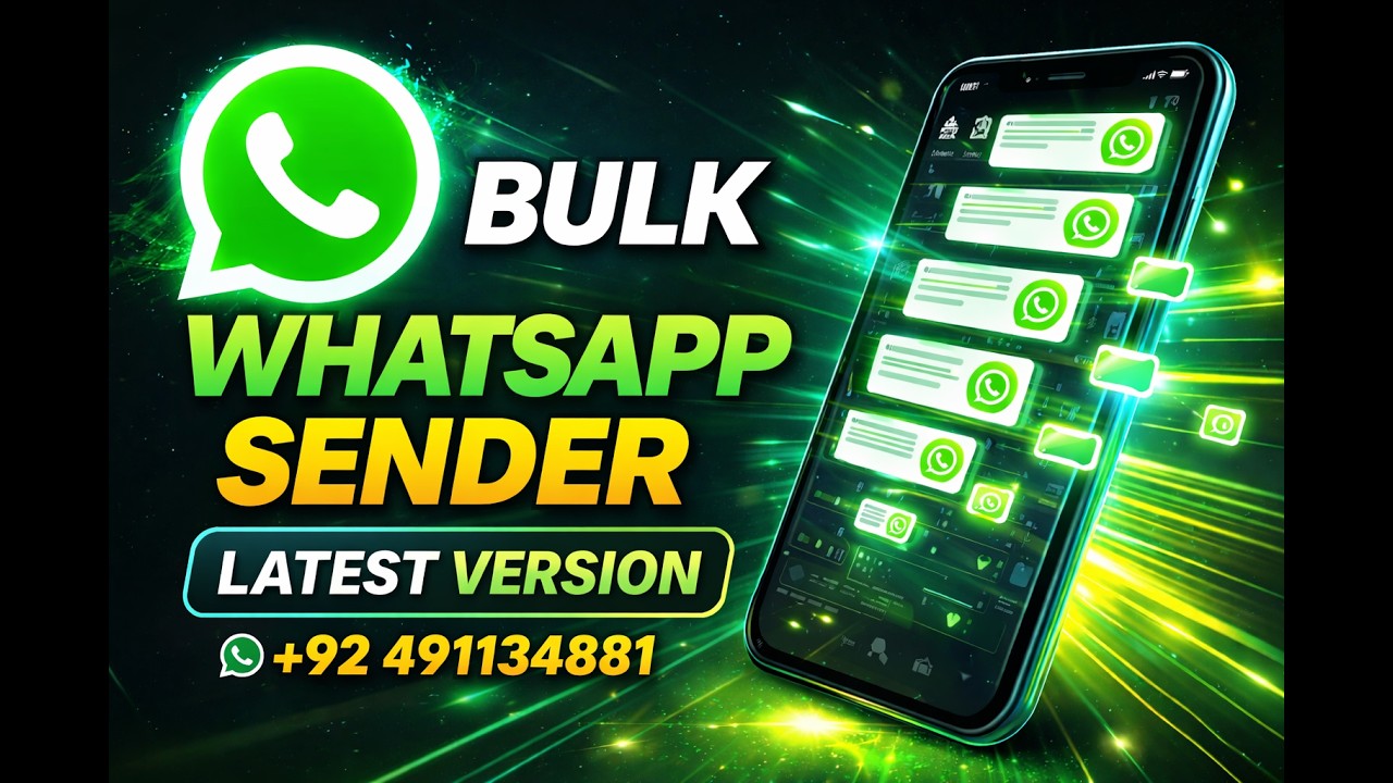WA Sender V5.0.7 Full Tutorial 2026 🚀 | Send Bulk WhatsApp Messages | Latest Update Guide