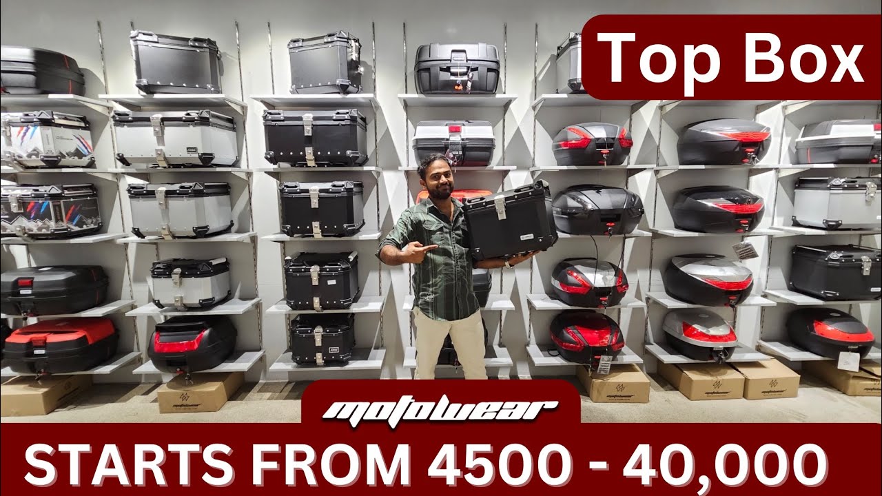 Best Affordable Top Boxes - Universal Fit For all motorcycles.