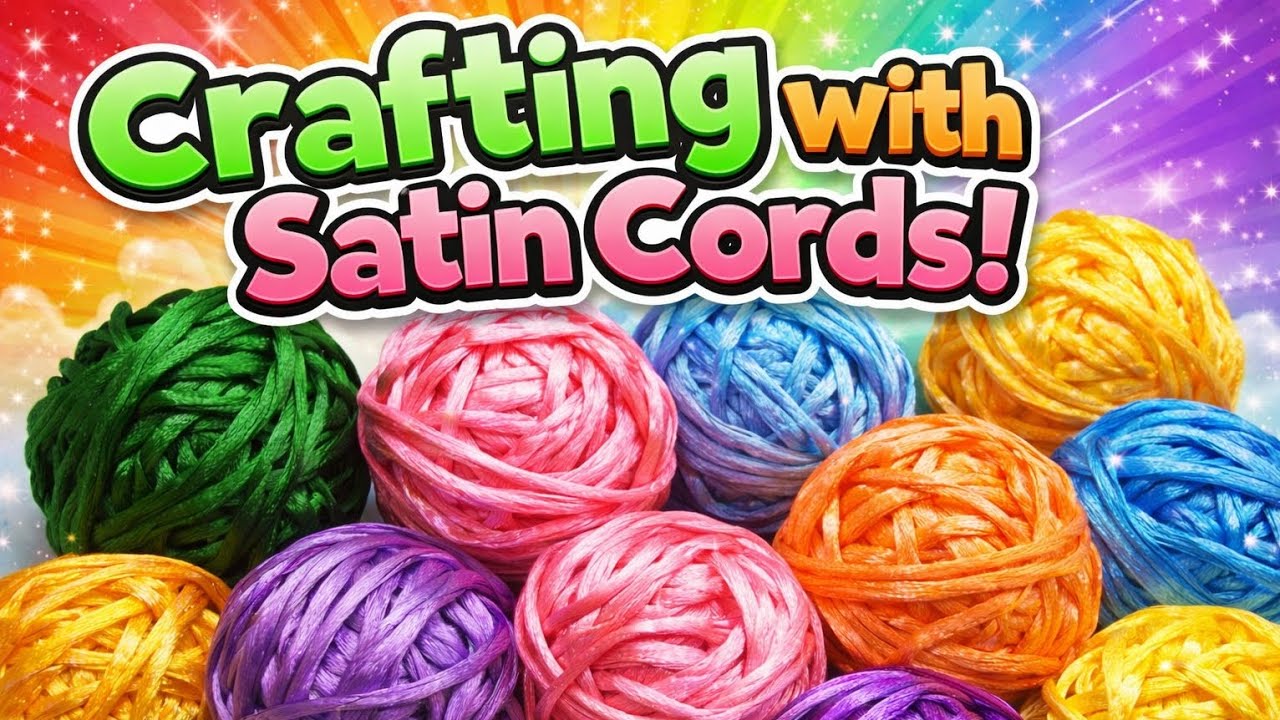 Satin Cords Simple craft ideas 