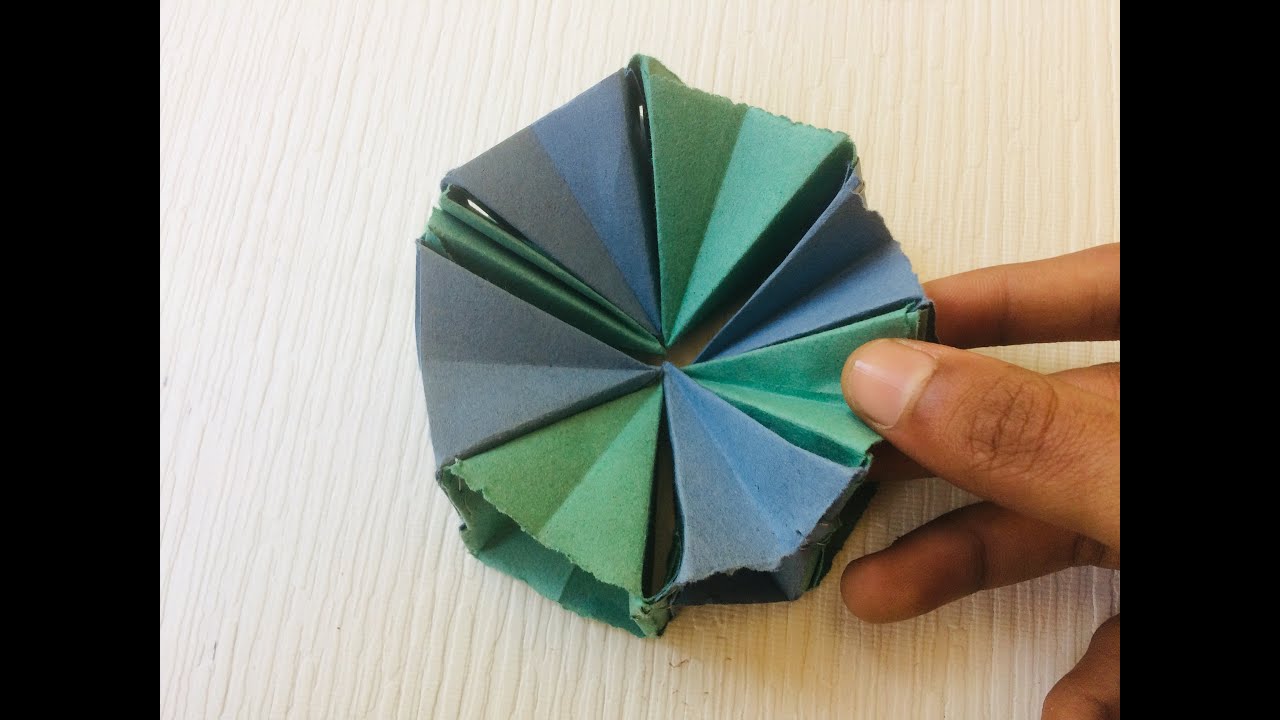 How to make a paper Magic Star - Origami