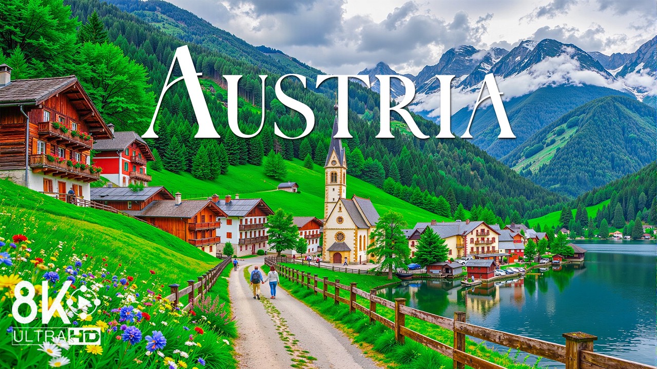 Австрия 8K 🇦🇹✨ | Страна непреходящей красоты – Австрийские Альпы, сказочные деревни