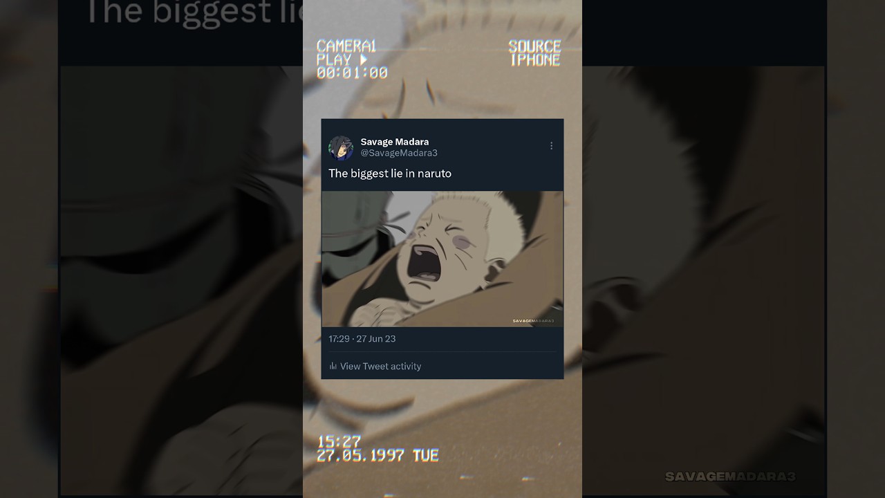 The biggest lie 🤥|#shorts #anime #naruto #hiruzen #minato #kushina #death