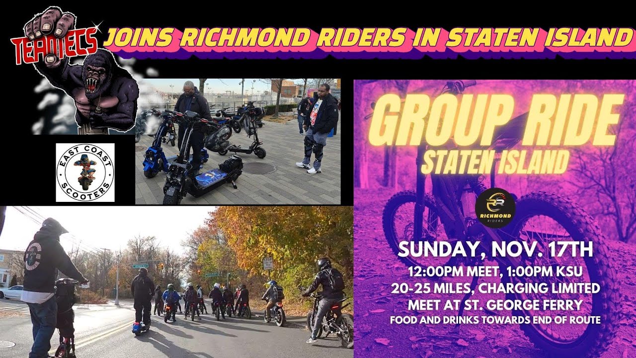 TEAM ECS JOINS RICHMOND RIDERS IN STATEN ISLAND
