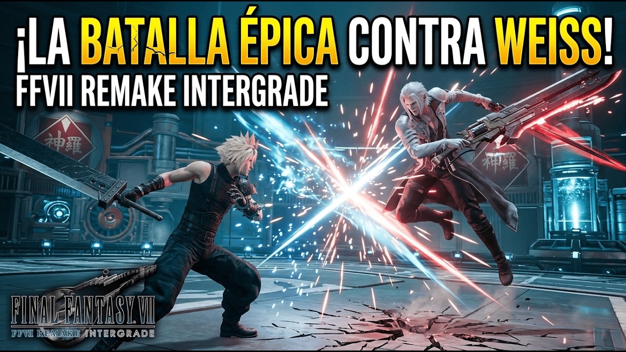 Final Fantasy VII Remake - Batalla Épica contra Weiss