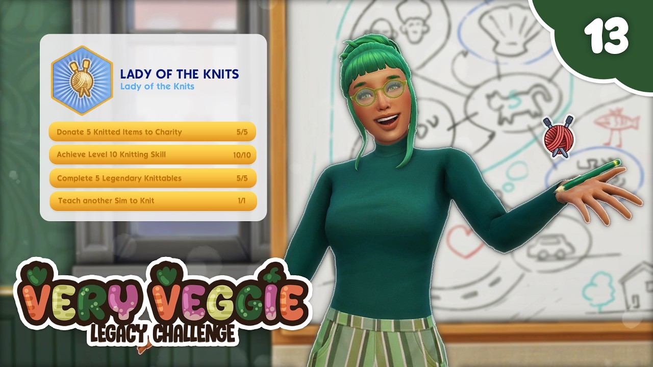 Стремление Брук выполнено! [13] Sims 4 Очень вегетарианское наследие