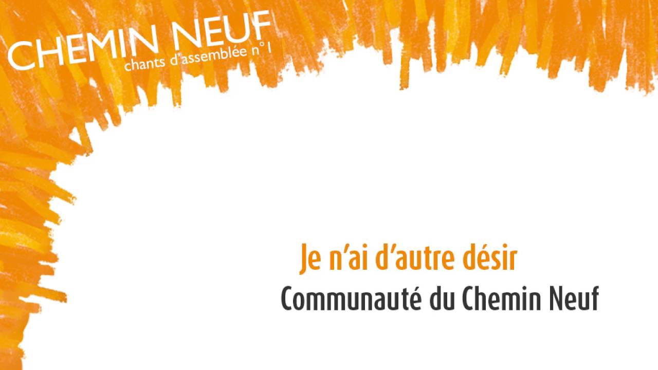 Je n'ai d'autre désir