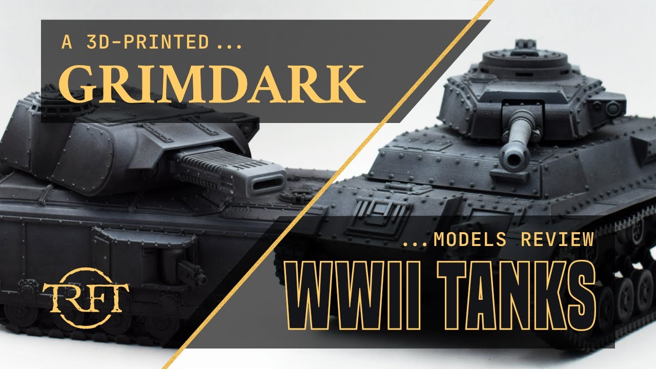 3D Printed Tanks by Grim Prints: The Best 30K Militia Tanks?