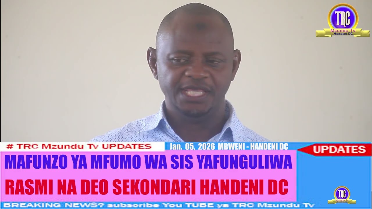 MAFUNZO YA SIKU 3 YA MFUMO WA SIS YAFUNGULIWA RASMI HANDENI DC