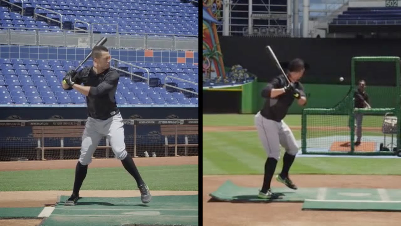 Giancarlo Stanton Explains His Swing Sports Science Curveball Baseball