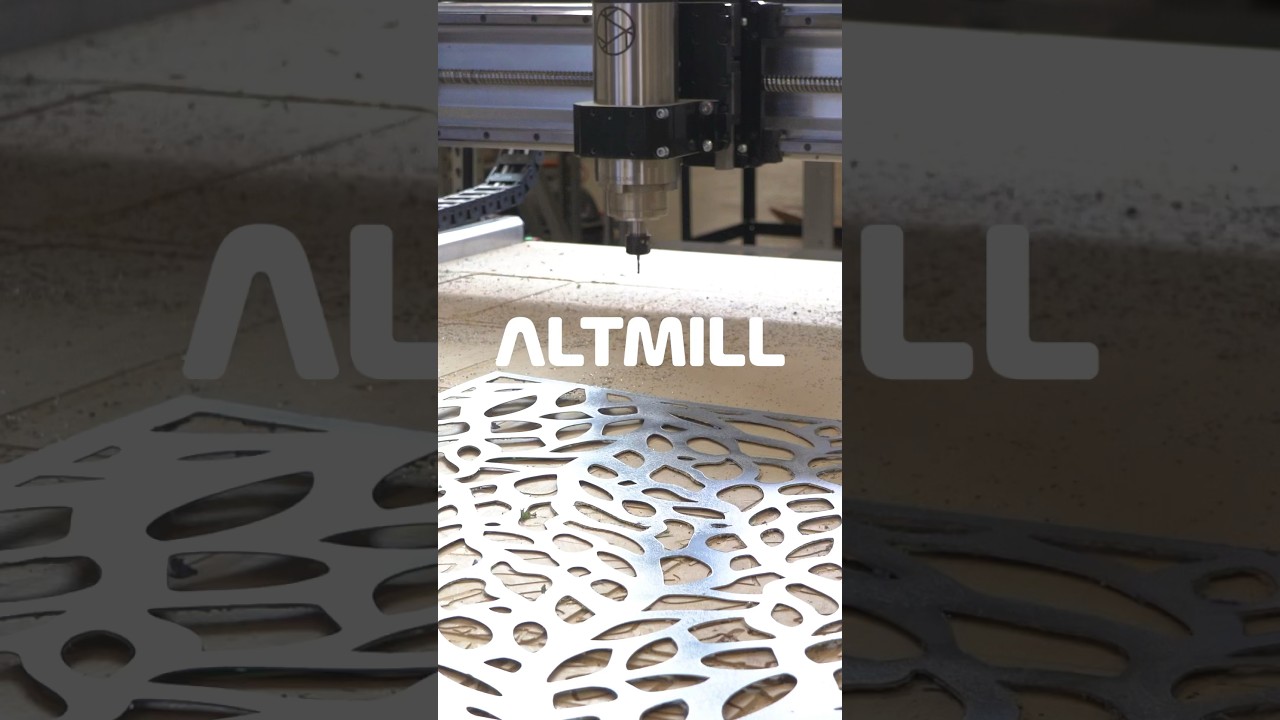 AltMill CNC vs. Steel #cnc #metal #shorts