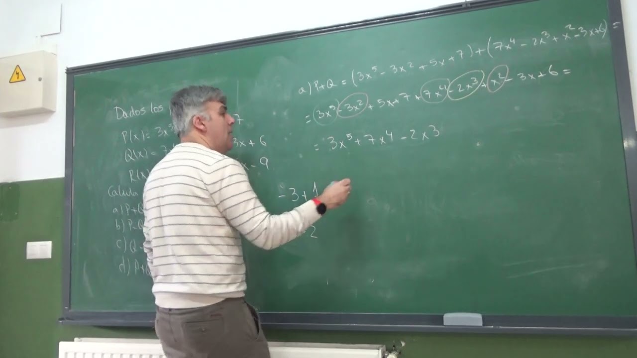 Operaciones con polinomios