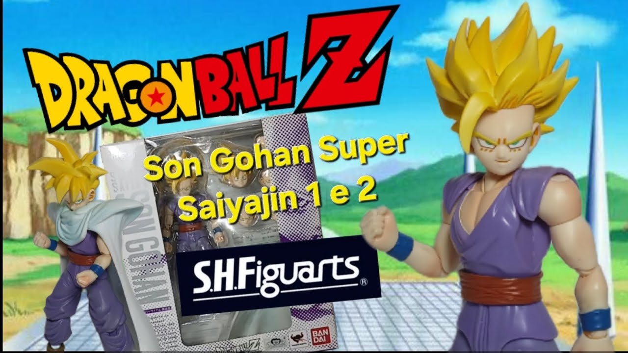 Review Son Gohan Super Saiyajin 1 e 2 Bandai S.H.figuarts Dragon Ball Z