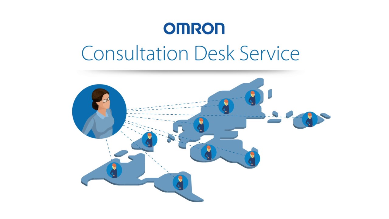Omron Consultation Desk Service: we help machine builders to offer cross-border support