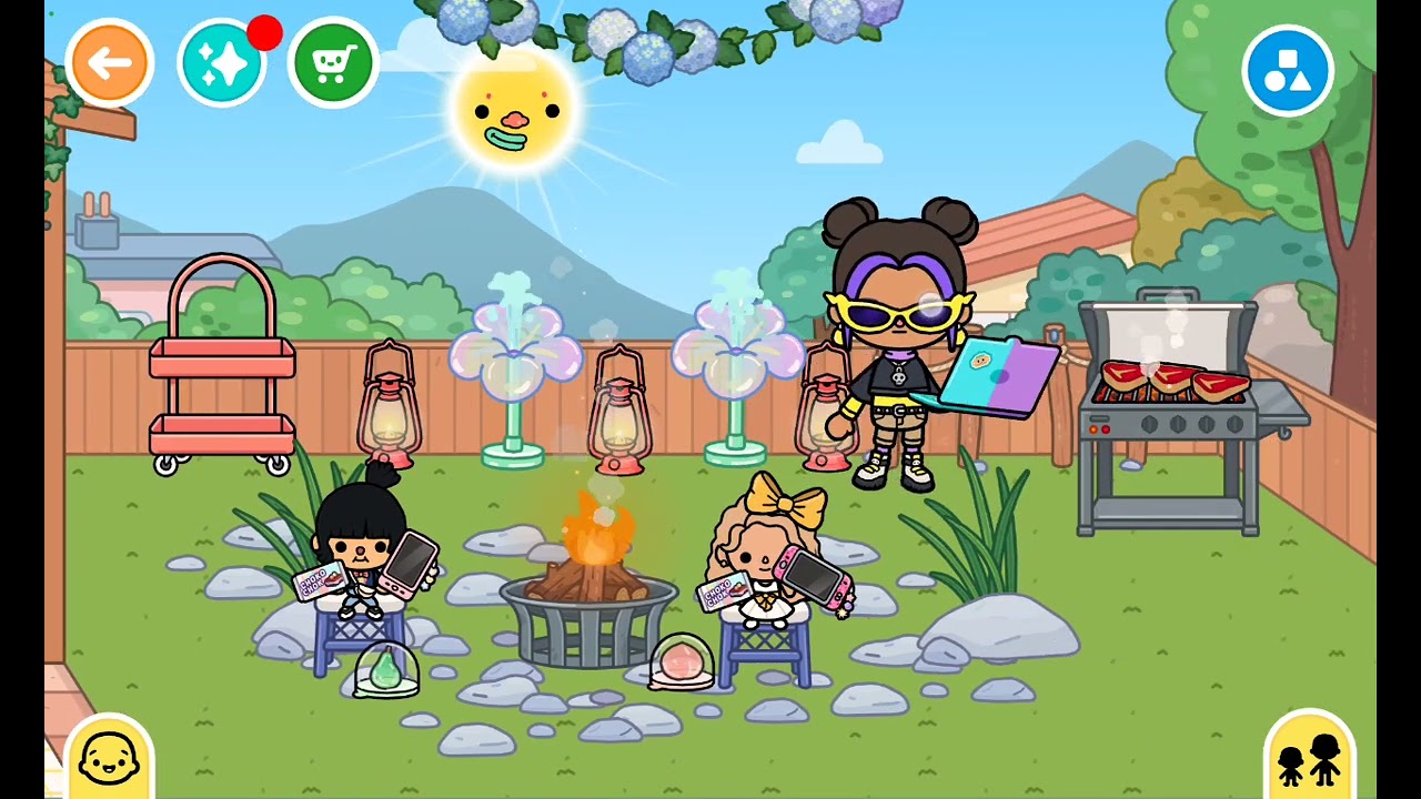 العبت توكا بوكا وحتى طلعو حوش العبو جوالهوم📱 بدون استاذان 🏕️