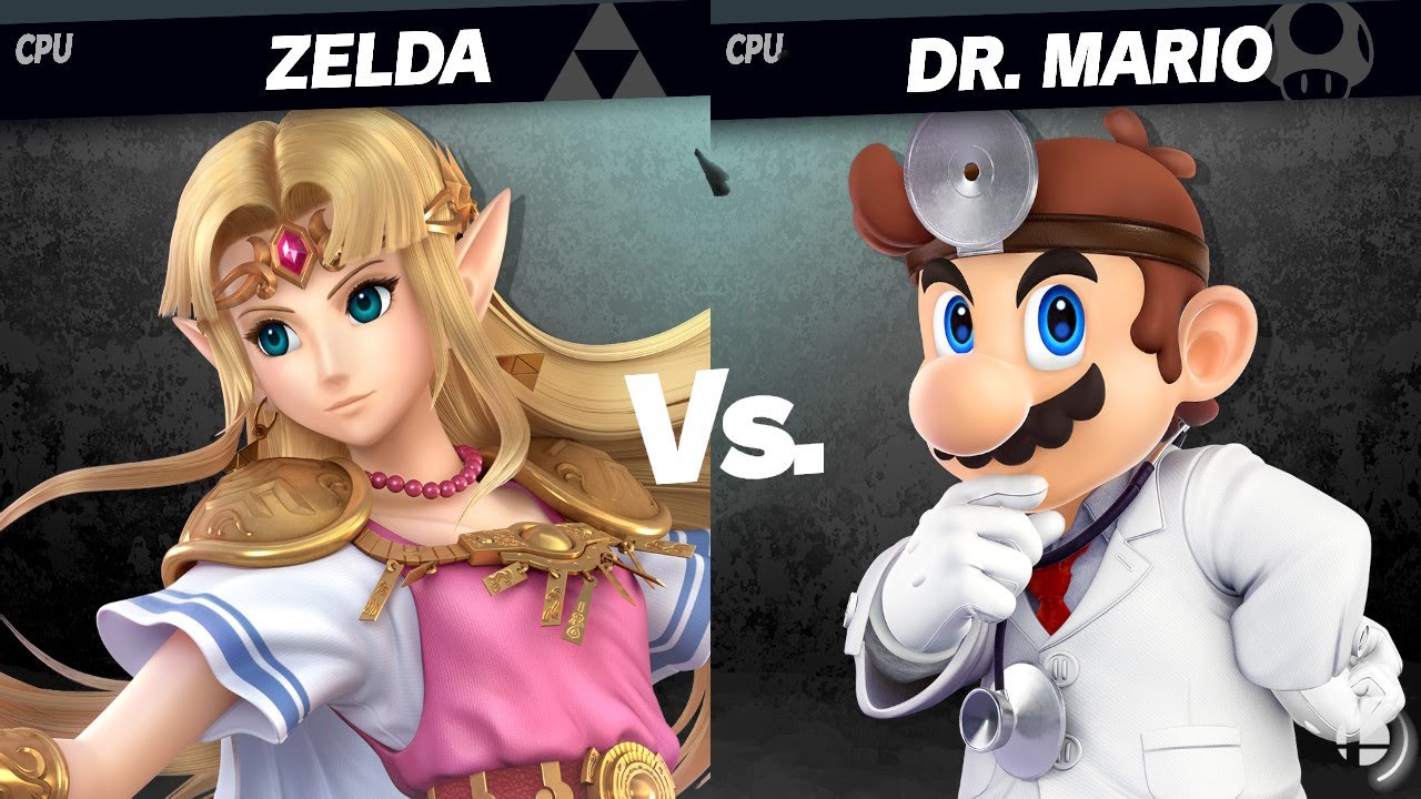 Zelda vs Dr. Mario! Super Smash Bros Ultimate! CPU Legends Tournament!