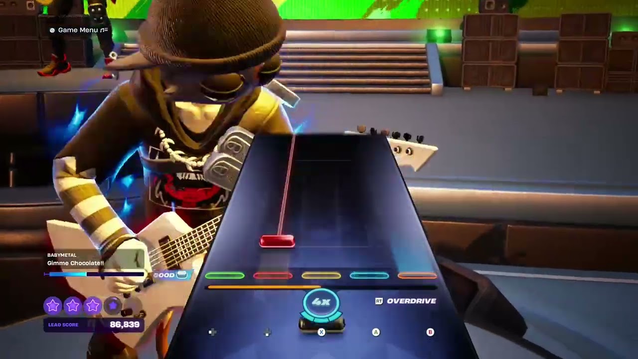 Fortnite festival Give Me Chocolate expert guitar