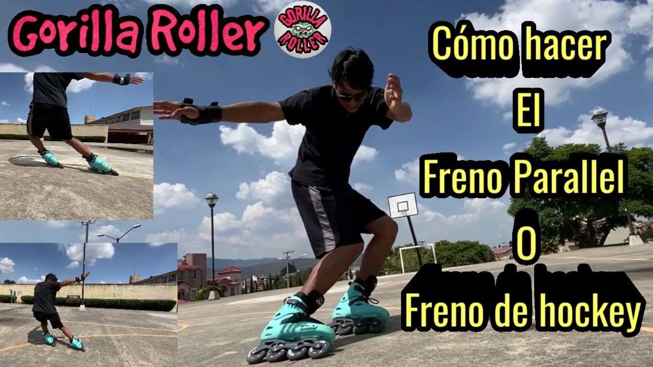 💥¡COMO FRENAR CON PATINES! /COMO HACER EL PARALLEL O FRENO PARALELO 💥