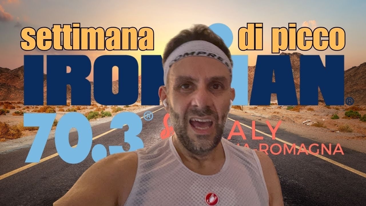 Settimana di picco di allenamento IronMan 70.3 Italy, sono detonato