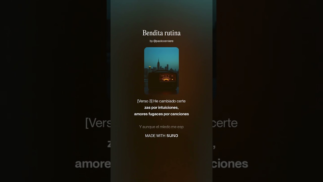 👉 Paolo Cerviere – Bendita rutina (Rock Poético Español)