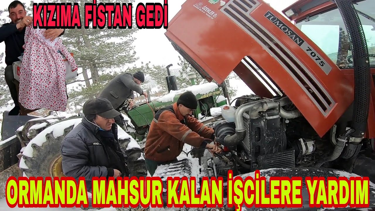 ORMANDA MAHSUR KALAN İŞÇİLERE YARDIM!!KIZIMA MÜKEMMEL HEDİYELER
