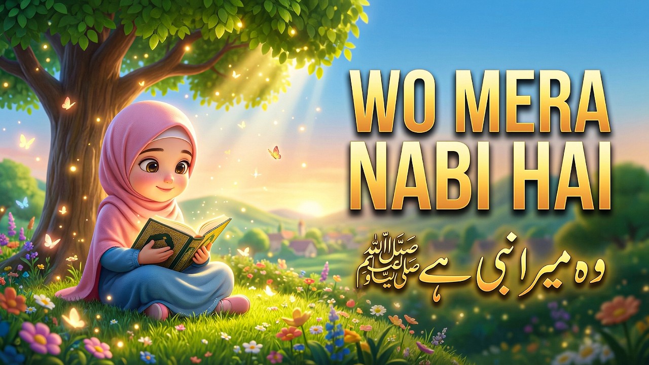 Woh Mera Nabi Hai | وہ میرا نبیﷺ ہے | Kids Naat- Islamic Ryhmes ‪@aarohikidstvenglish‬