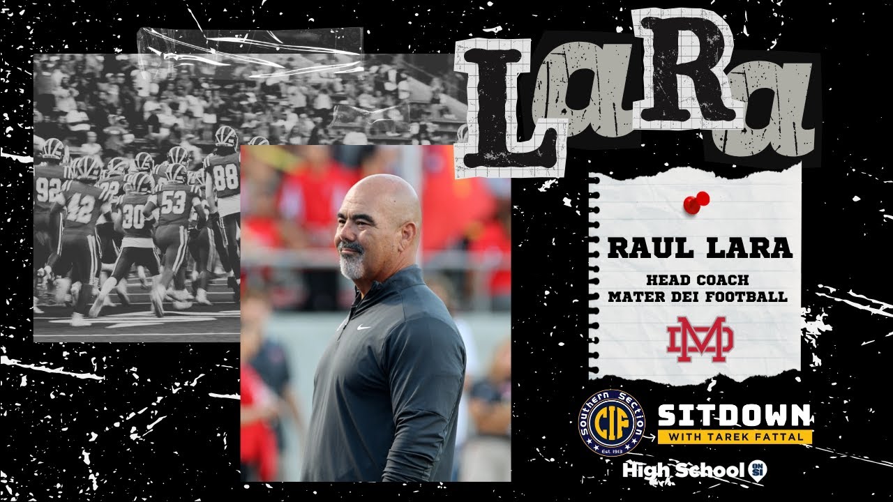 Mater Dei Football Head Coach Raul Lara