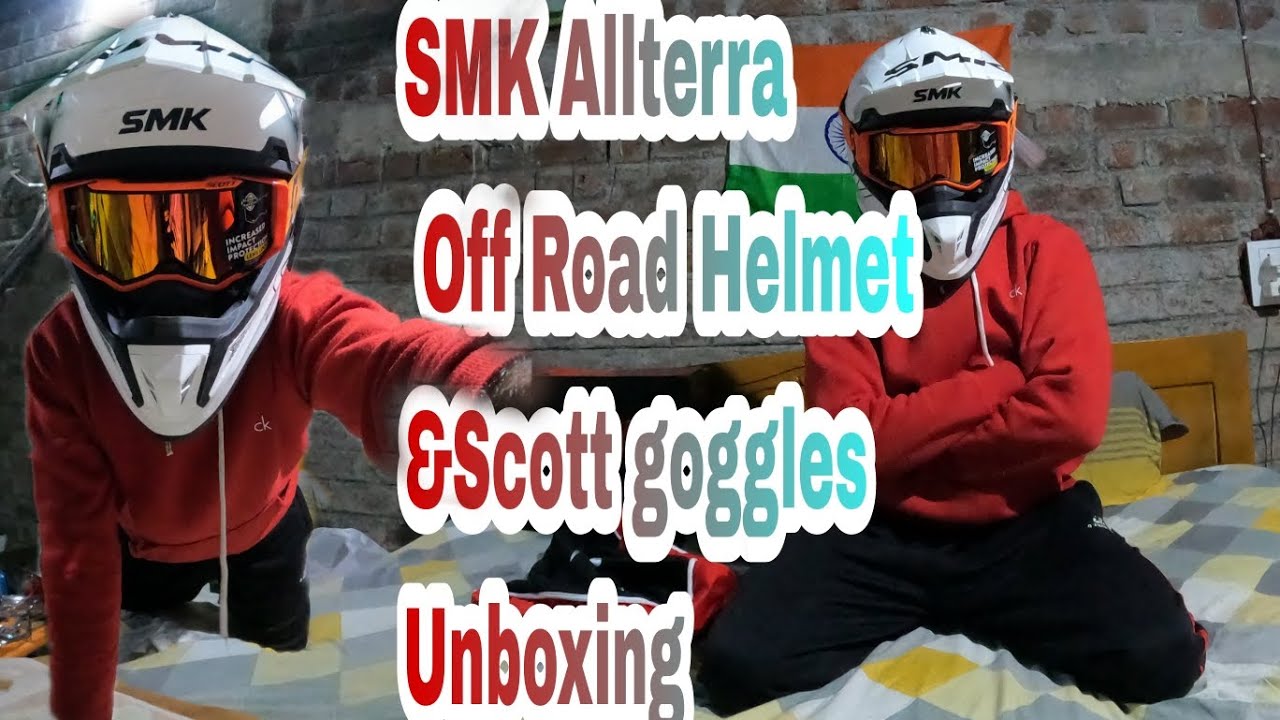 SMK Allterra Off Road Helmet & Scott goggles Unboxing