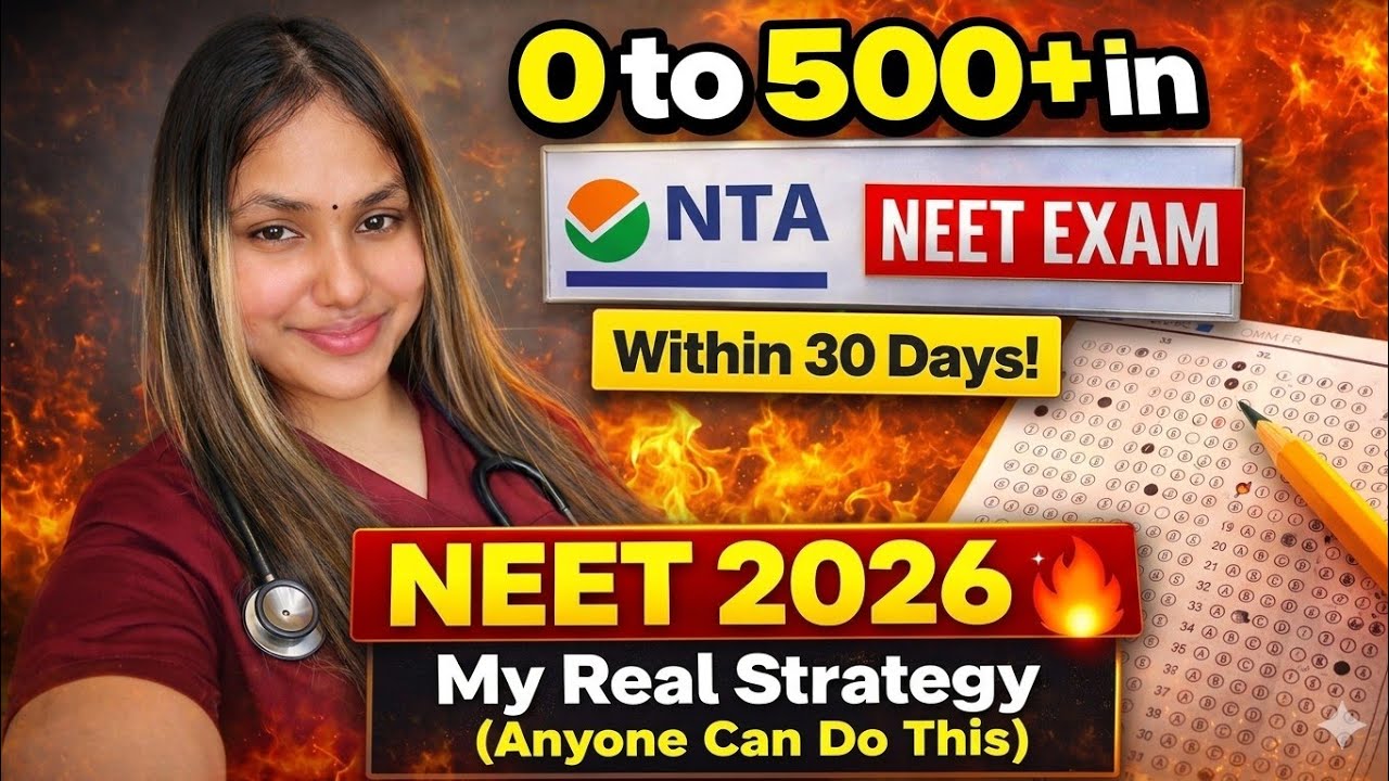 NEET 500 Strategy Decoded In 30 Days #neetug #studywithme