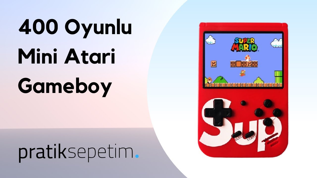 400 Oyunlu Mini Atari Gameboy &Uuml;r&uuml;n İncelemesi ve &Ouml;zellikleri