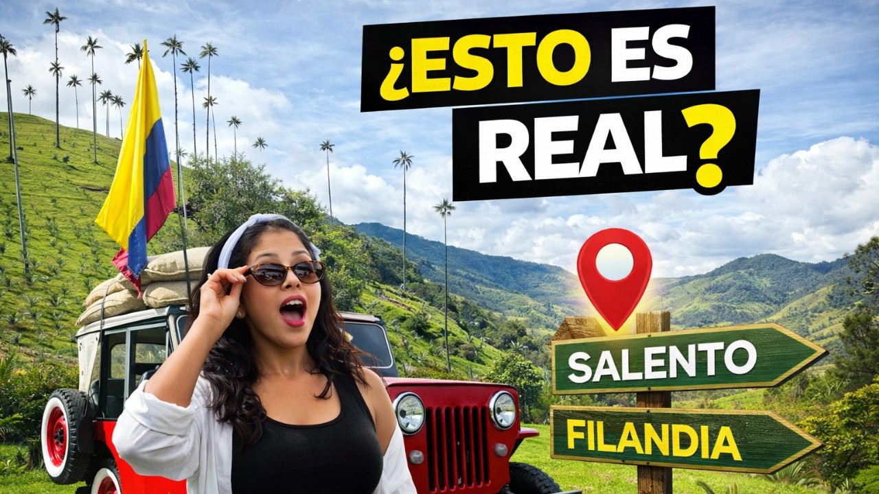 EL LUGAR MAS BONITO DE COLOMBIA: Salento, Valle del Cocora y Filandia