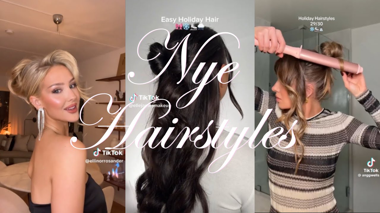 New Year’s Eve hairstyles TikTok compilation