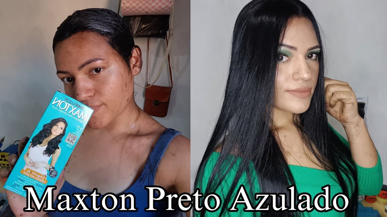 TINTA MAXTON PRETO AZULADO💁‍♀️🖤 