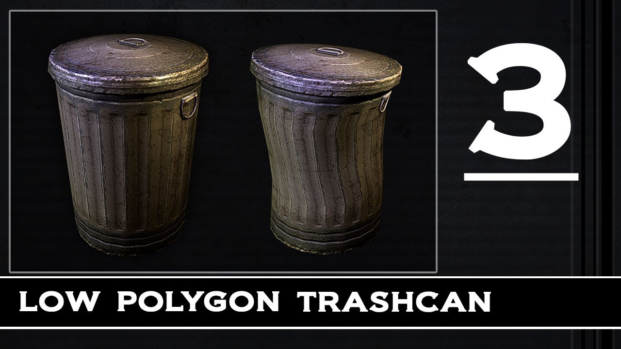 Autodesk Maya 2014 - Trash Can Part 3