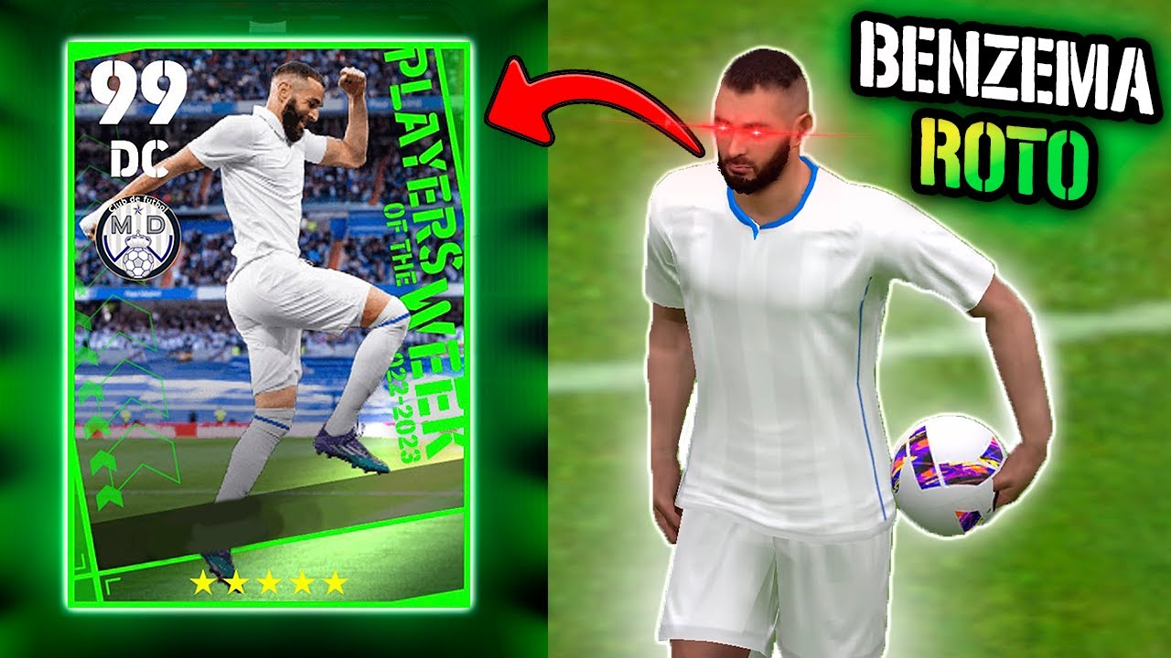 Nadie quiere a Benzema por pelón... PERO ESTÁ ROTO!!! 🤩⚽ | EFOOTBALL 2023 Mobile