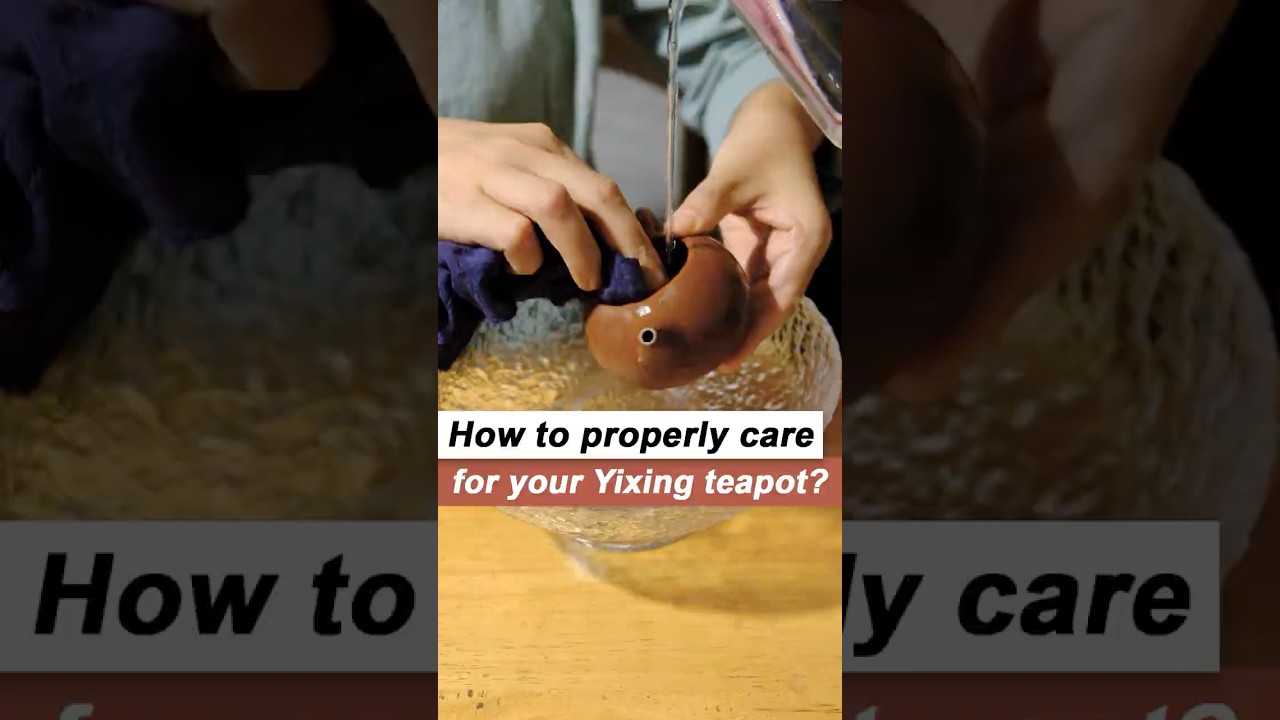 Do you know how to properly care for your Yixing teapot? 