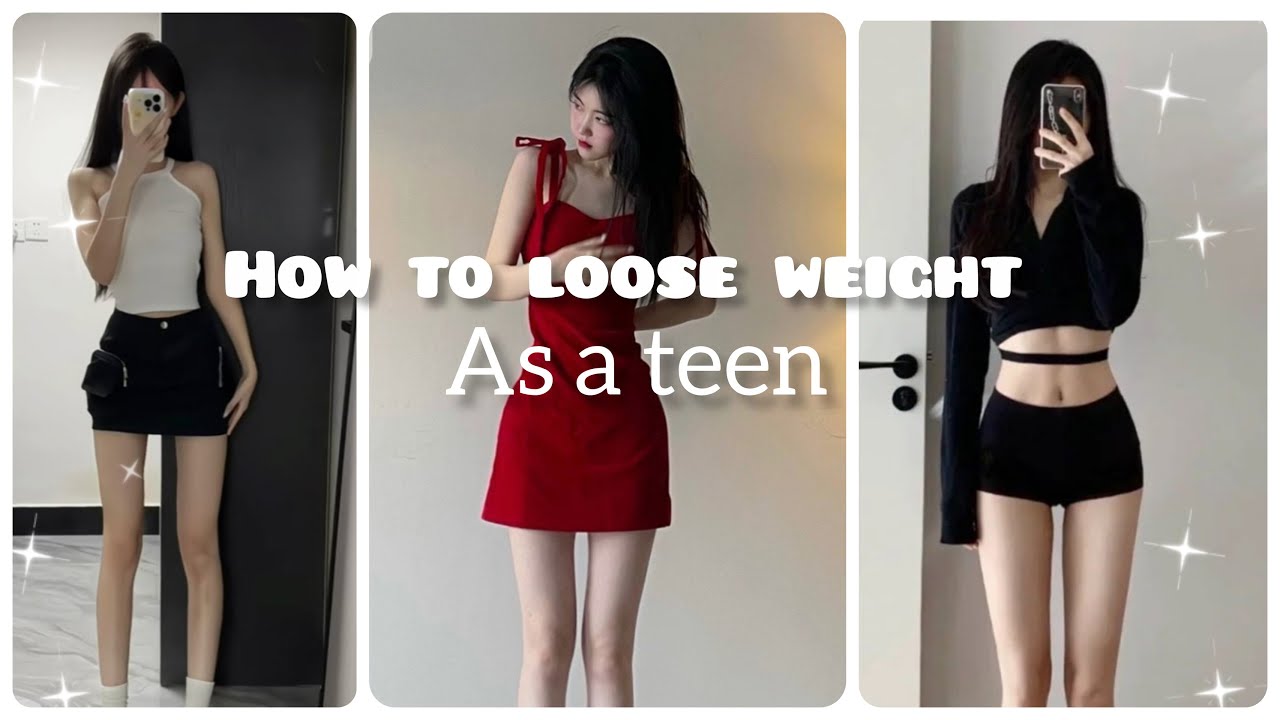How to lose weight for teens | Realistic tips that work | Weight loss guide🤎