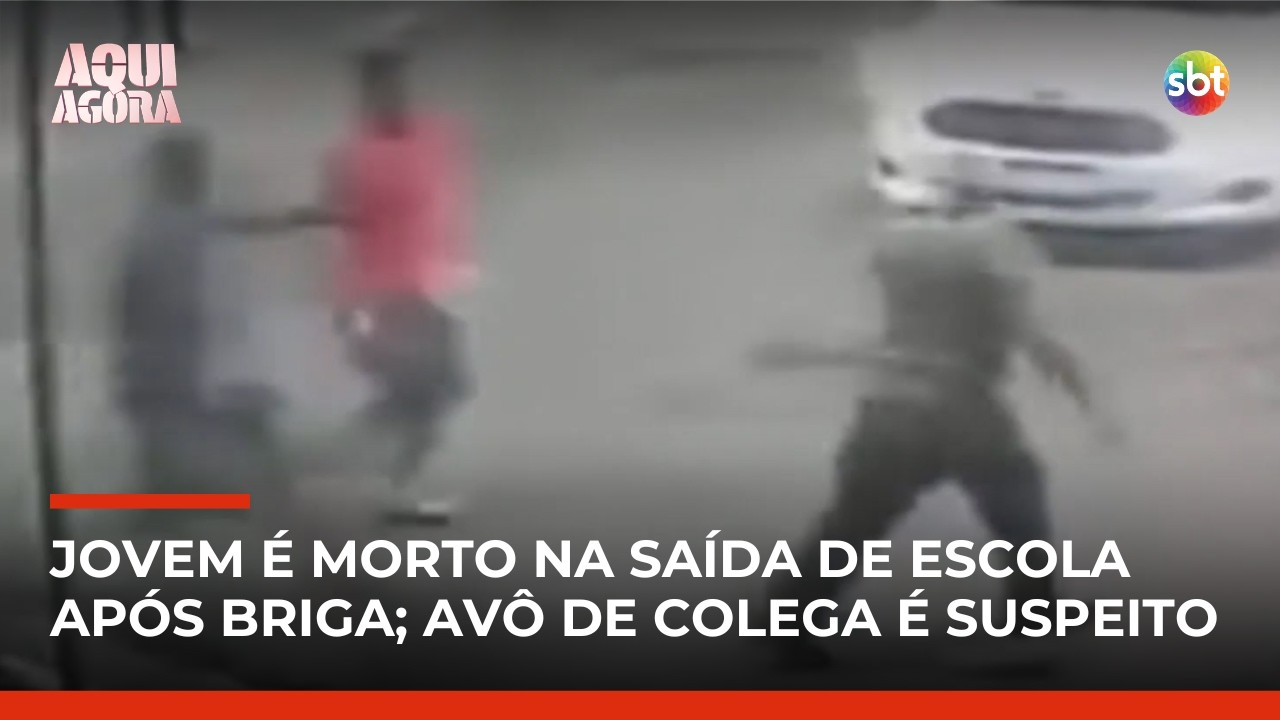 Estudante de 15 anos morre esfaqueado na sa&iacute;da de escola em SP ap&oacute;s briga | #AquiAgora