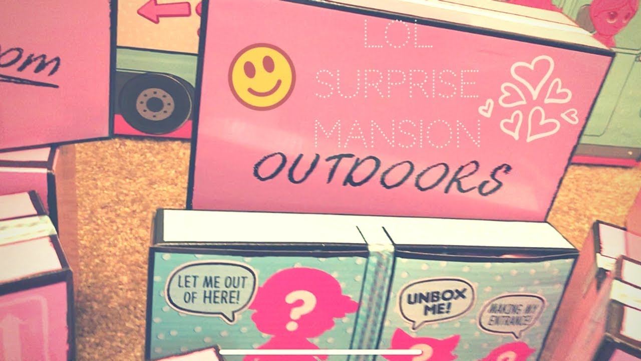 LOL SURPRISE MANSION UNBOXING & BUILD W/ THE NICHOLS4X